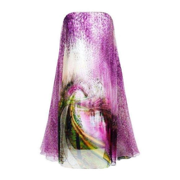 Mary Katrantzou - Purple Underwood Varro Dress - UK 10